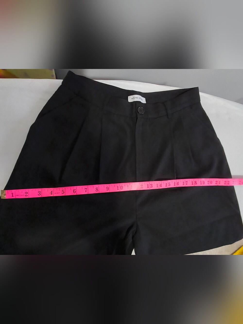 ANINE BING Black Wide Leg High Rise Pants Size 40 - Picture 7 of 16